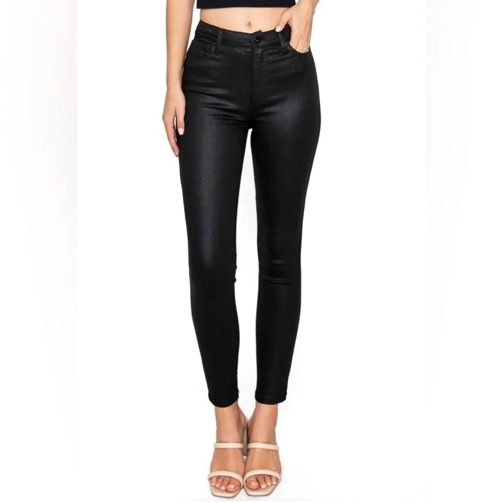 NWT Kendall & Kylie Kontour High Rise Wax jeans Size 9/29 Women’s Black Stretch